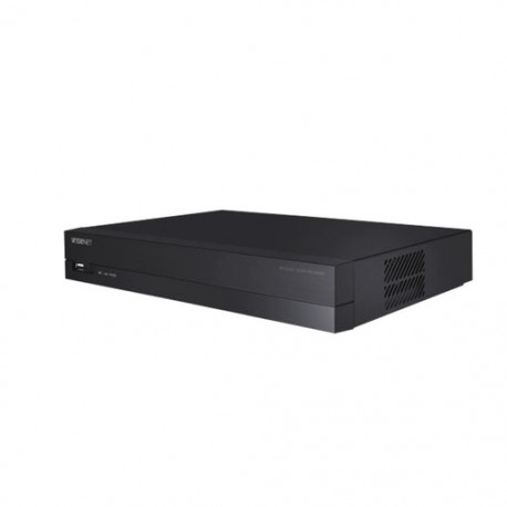 NVR 8 MEGAPÍXEL / 4 CANALES, 4 PUERTOS POE / H.265 & WISESTREAM / P2P WISENET / ENTRADAS Y SALIDAS DE ALARMA