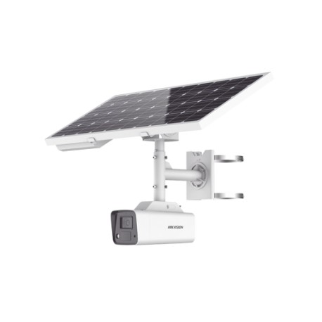 KIT SOLAR IP ALL IN ONE / CÁMARA BALA COLORVU 4 MEGAPIXEL / LENTE 4MM / PANEL SOLAR / BATERÍA DE RESPALDO DE LITIO 23.2AH (HAST