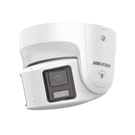 [ PROTECCIÓN ACTIVA ] TURRET IP PANORÁMICA 8 MEGAPIXEL / 180° / IMAGEN A COLOR 24/7 / POE / WDR 130° / IP67 / ACUSENSE / PROTEC
