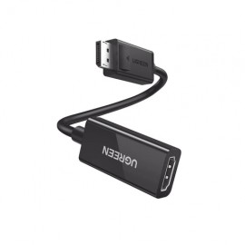 CONVERTIDOR DISPLAYPORT A HDMI 4K@60HZ / 3D / HDR / BLINDAJE INTERNO  / BOTON LIBERADOR  / LARGO 25CM / CARCASA DE ABS / PLUG &