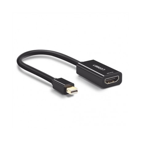 CONVERTIDOR MINI DISPLAY PORT A HDMI / 4K@30HZ / BLINDAJE INTERNO MÚLTIPLE /  CARCASA ABS / LONGITUD DE 25 CM