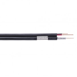 CARRETE DE 305 METROS / CABLE COAXIAL RG59 /  TIPO CCS SIAMES /  OPTIMIZADO PARA HD / INTEMPERIE