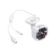 TAPA TRASERA CON SALIDA DE CABLE PRINCIPAL / COMPATIBLE CON DS-2CD2021G1-I Y DS-2CD2021G1-I(C)