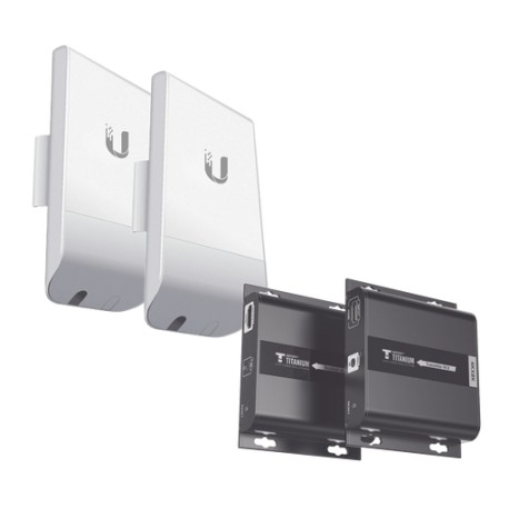 KIT DE ENLACES DE VIDEO POR HDMI INALÁMBRICO / DISTANCIAS DE 1 METRO HASTA 1 KM / SOPORTA RESOLUCIÓN HASTA 4K