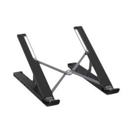 ESTACIÓN DE ACOPLAMIENTO (HUB) CON SOPORTE PARA LAPTOP /  2 PUERTOS USB 3.0 A 5GBPS / HDMI 4K@30HZ / MEMORIA SD + TF / COLOR NE