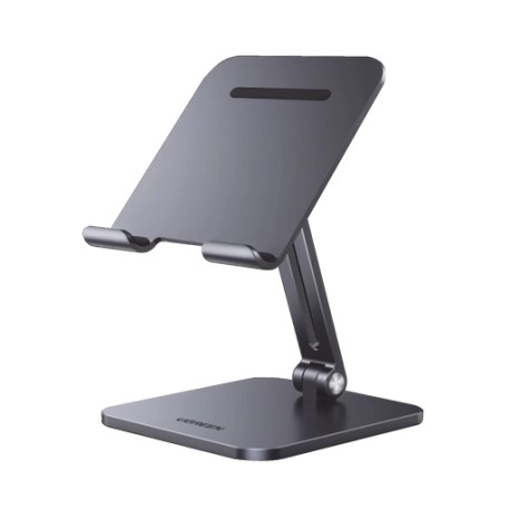 SOPORTE DE TELEFONO CELULAR & TABLET / PLEGABLE /ANGULO AJUSTABLE DE 180° Y 270° / BASE ANTIDESLIZANTE / PROTECCION  E SILICONA