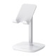 SOPORTE PARA TELEFONO CELULAR & TABLET / AJUSTABLE DE 5° A 45° / BASE ANTIDESLIZANTE / PROTECCION DE SILICONA / ABS / AMPLIA CO