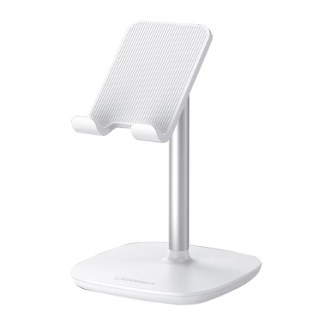SOPORTE PARA TELEFONO CELULAR & TABLET / AJUSTABLE DE 5° A 45° / BASE ANTIDESLIZANTE / PROTECCION DE SILICONA / ABS / AMPLIA CO