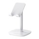 SOPORTE PARA TELEFONO CELULAR & TABLET / AJUSTABLE DE 5° A 45° / BASE ANTIDESLIZANTE / PROTECCION DE SILICONA / ABS / AMPLIA CO