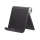 SOPORTE PARA TELEFONO CELULAR & TABLET / AJUSTABLE DE 0° A 100° / GOMA ANTIARAÑAZOS / ANTIDESLIZANTE / AMPLIA COMPATIBILIDAD CO