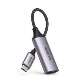 CABLE ADAPTADOR USB C A HDMI 4K@60HZ / CONVERTIDOR THUNDERBOLT 3 / CAJA DE ALUMINIO / HDMI V2.0 / 3D / LONGITUD DEL CABLE 10CM