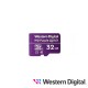 TARJETA MICROSD SERIE WD PURPLE 32GB WDD032G1P0C CLASE 10 U1 SOBRE ESCRITURA DE HASTA 16 TBW ESPECIAL PARA VIDEOVIGILANCIA