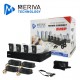 KIT 4X4 MXVR-5103KIT  5MP H.265 ANALITICA BASICA (CRUCE DE LÍNEA / INTRUSIÓN) INCLUYE: 1 DVR 4CH BNC + 2CH IP MXVR-5104 + 4 CÁM