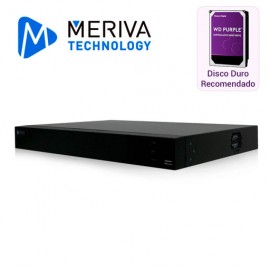 DVR MERIVA TECHNOLOGY MSDV-8216 HD H.265 24 CANALES 8MP PENTA HÍBRIDO HD / 16CH BNC / 8CH IP / SALIDA 1 HDMI(4K) + 1 VGA + 1 BN
