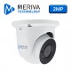 CAMARA AHD / TVI / CVI / SD / 1080P - 2MP / DOMO MERIVA TECHNOLOGY MBASHD3202 / IP66 / 20M IR / 2.8MM / COC / 12 VDC / METALICA