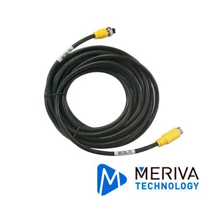 CABLE DIN DE AVIACION 4 PINES MERIVA TECHNOLOGY MCBL70 7M DE LARGO / COMPATIBLE PARA CÁMARAS HD SOLUCION MOVIL / USO EN INTERIO