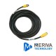 CABLE DIN DE AVIACION 4 PINES MERIVA TECHNOLOGY MCBL70 7M DE LARGO / COMPATIBLE PARA CÁMARAS HD SOLUCION MOVIL / USO EN INTERIO