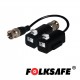 TRANSCEPTOR HD FOLKSAFE FS-HDP4101C TRANSMISOR/RECEPTOR DE VIDEO PASIVO 1CH TIPO PUSH-IN, DISTANCIA MÁXIMA DE 320MTS DE CABLEAD