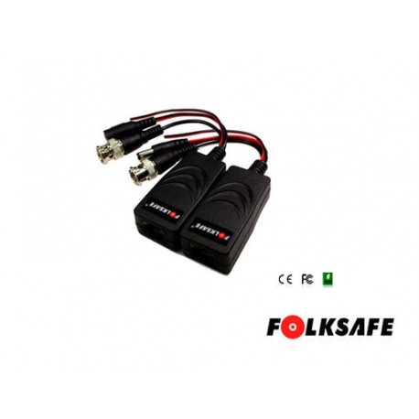 TRANSCEPTOR HD FOLKSAFE, TRANSMISOR/RECEPTOR DE VIDEO, DATOS(PTZ) Y VOLTAJE(12V/24V, DC/AC), COMPATIBLE CON TODAS LAS MARCAS DE