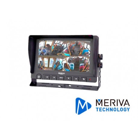 MONITOR MOVIL DE 7 PULGADAS MERIVA TECHNOLOGY MODELO MMV7 COMPATIBLE CON GRABADORES DE SERIE MX1N / MM1N / MX3N