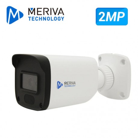 CÁMARA HD BULLET 2MP MERIVA TECHNOLOGY MBASHD2202  AHD / TVI / CVI / SD / LENTE 2.8MM /20M IR / METÁLICA / IP66 /  12VCD - NUEV
