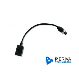 CABLE CONVERTIDOR DIN DE AVIACION-RJ45 MERIVA TECHNOLOGY / PROGRAMACION POR RED / CONEXION DE CAMARA IP COMPATIBLE CON TODOS LO
