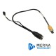 CABLE CONVERTIDOR DIN DE AVIACION DE 10PIN A 4PIN MERIVA TECHNOLOGY MODELO M10P48000 / COMPATIBLE CON MONITOR MA04KIT Y GRABADO